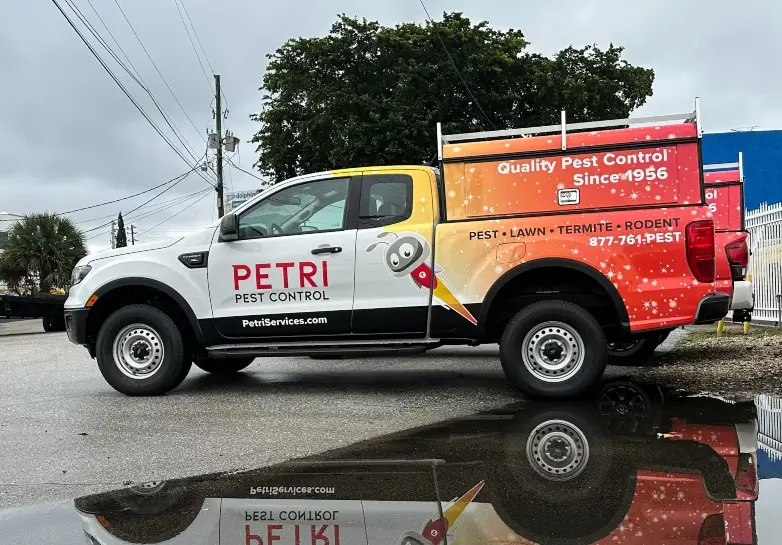 Petri Pest Control service truck