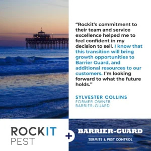 Rockit Pest Control acquires Barrier-Guard Termite & Pest Control press release