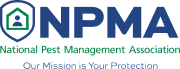 Logo for the NPMA, National Pest Management Association